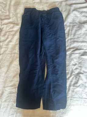 Navy Blue Drawstring Lounge Pants